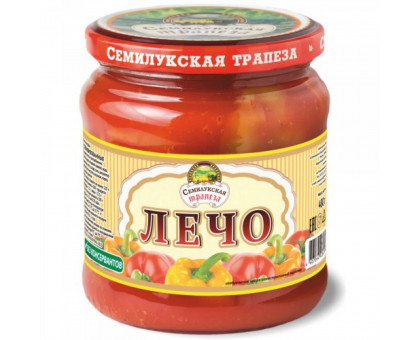 Лечо консервы овощные "Семилукская трапеза" 480мл