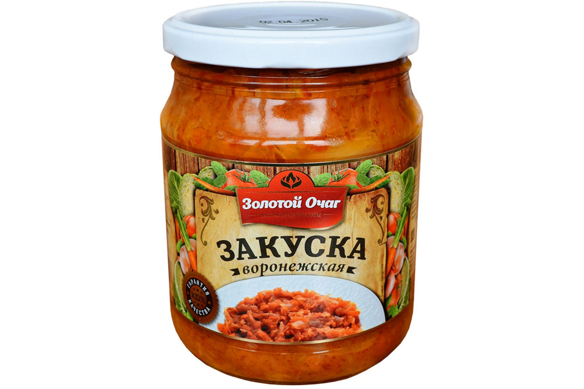 Консервы овощные закусочные закуска воронежская